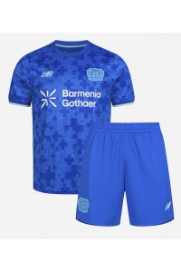 Fotbalové Dres Bayer Leverkusen Dětské Třetí Oblečení 2025-26 Krátký Rukáv (+ trenýrky)